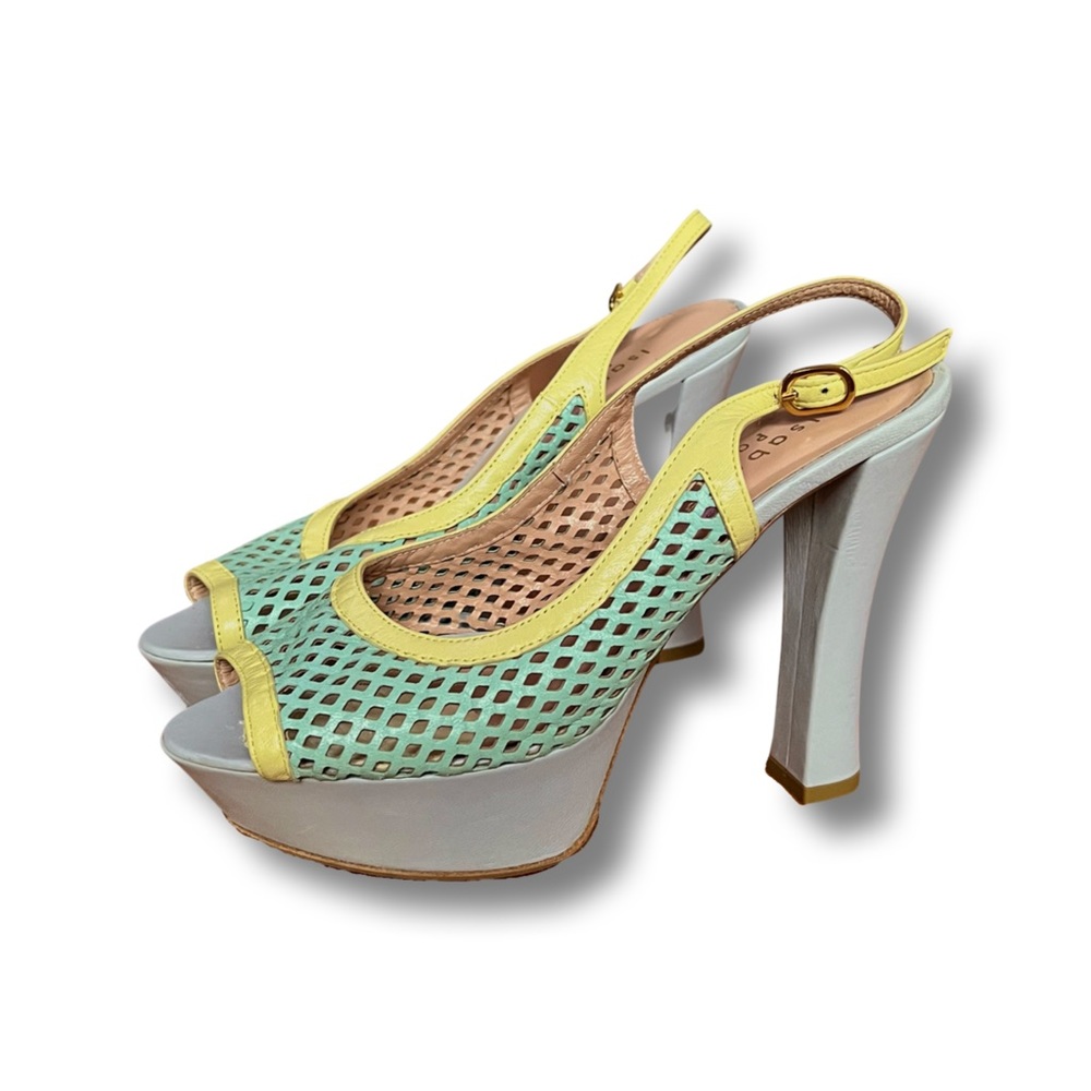 ISABELLE PARIS CHUNKY HEEL SHOES